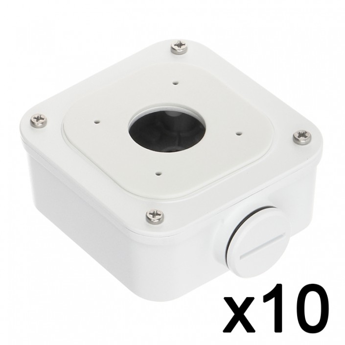 Распределительная коробка для камер видеонаблюдения UNV TR-JB05-A-IN, 93x93x39mm, Metal (10 Шт)