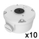 Распределительная коробка для камер видеонаблюдения UNV TR-JB05-B-IN, 104x104x54mm, Metal (10 Шт)