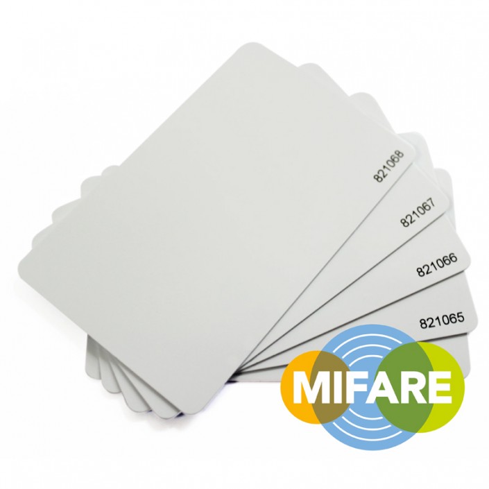 Бесконтактная карта с чипом MIFARE (с номером), 13.56 Mhz