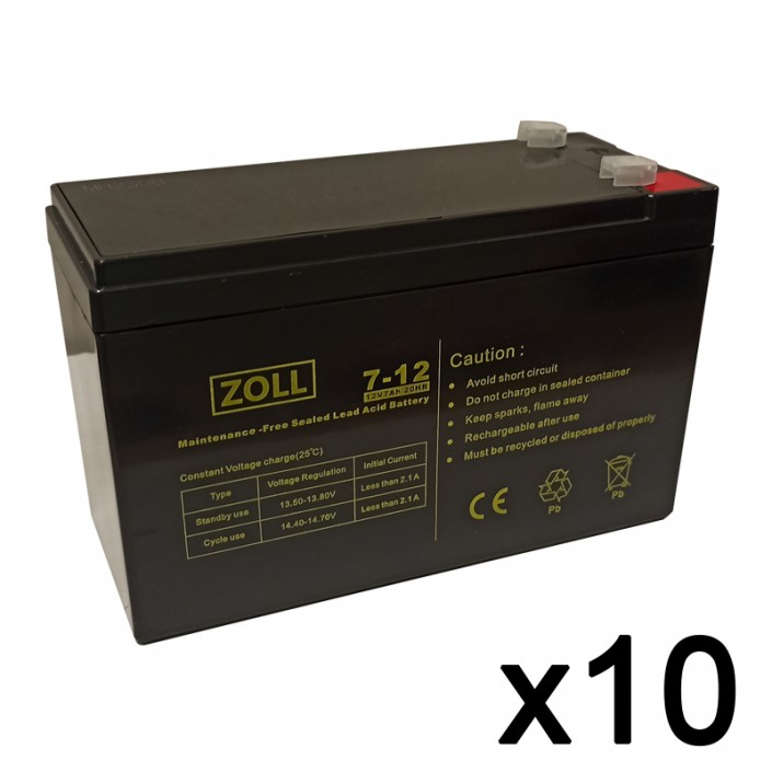 Аккумулятор Zoll 12V 7Ah (10 Шт)