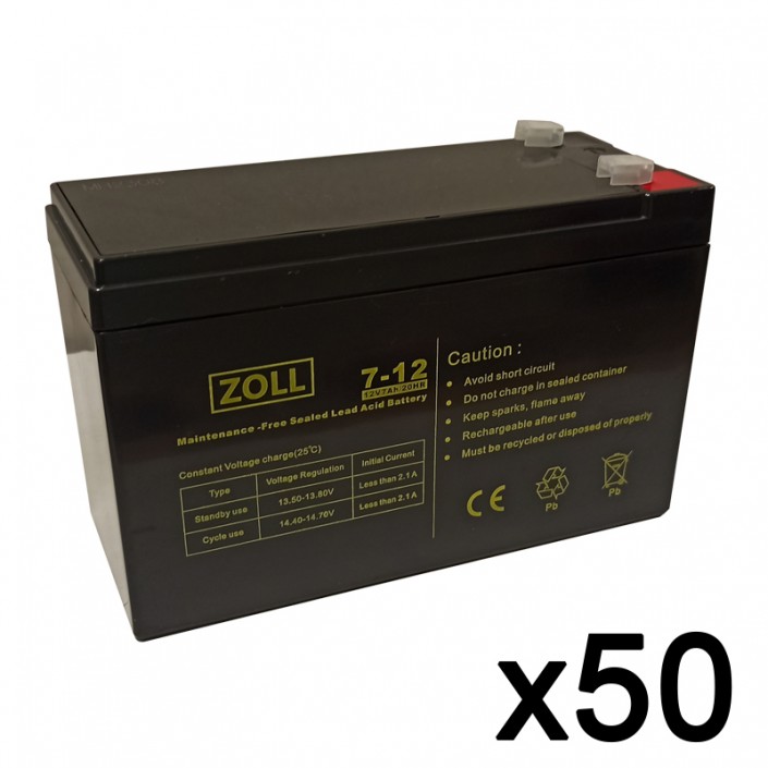 Аккумулятор Zoll 12V 7Ah (50 Шт)