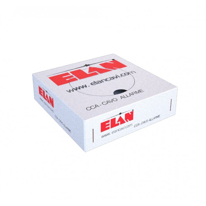 Cablu alarma ecranat Elan Galaxy 50 (4X0.22 SHIELD), CCA (40%), 4 fire, 1m