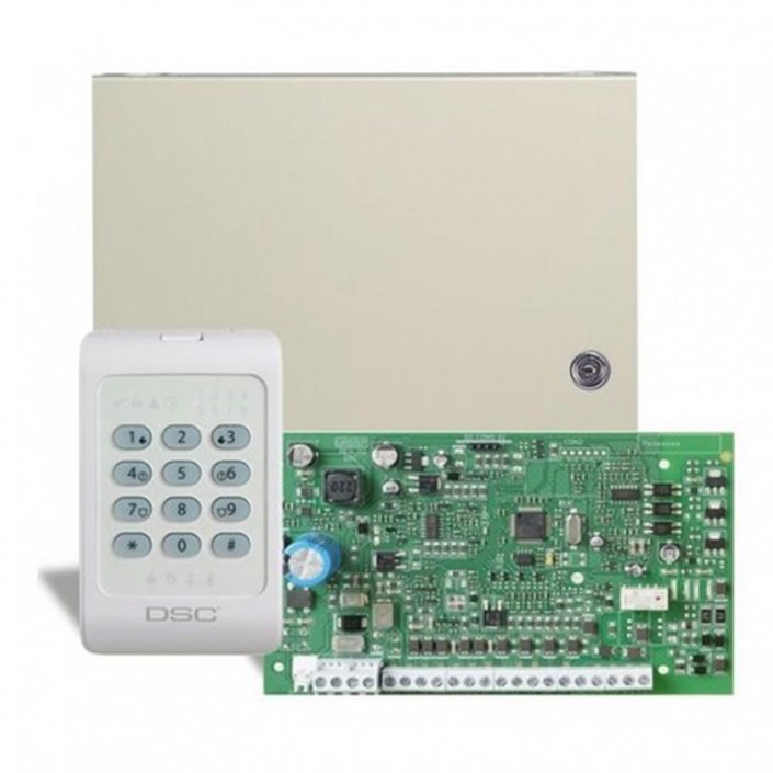 Set sistem de alarma DSC PC 1404 KIT, 4 Zones