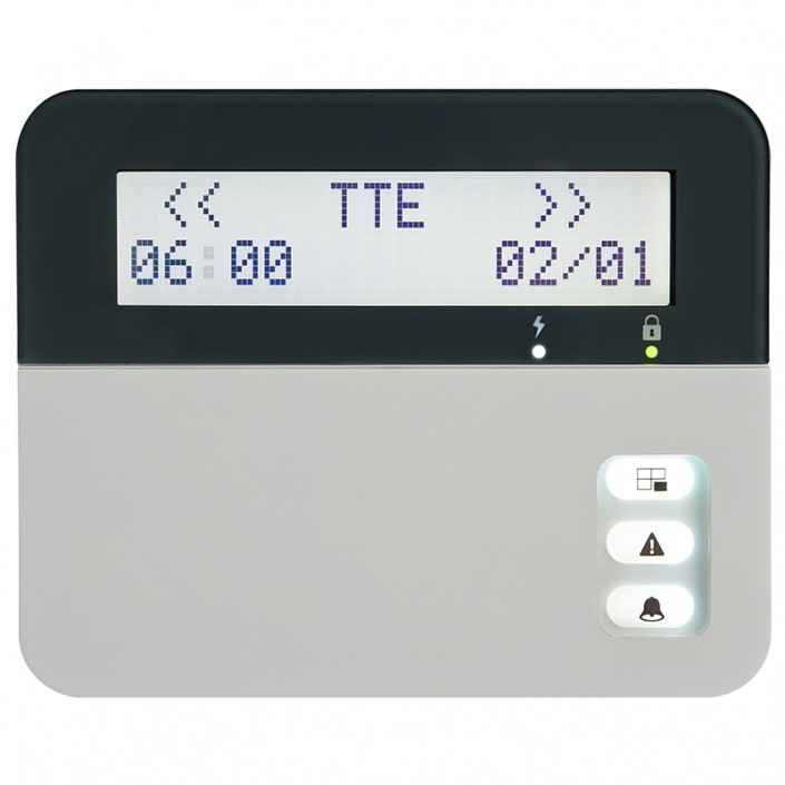 Set sistem de alarma Teletek Eclipse 16 LCD32 KIT, 16 Zones, LCD