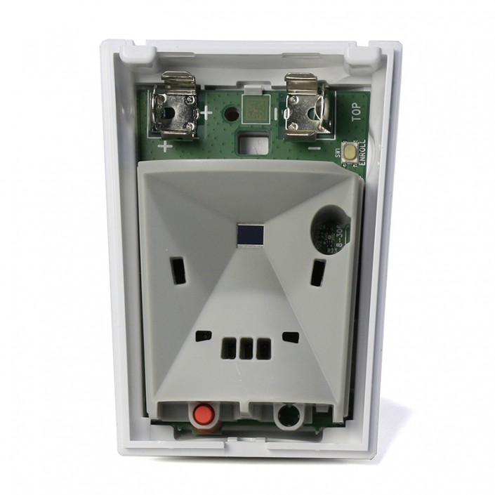 Senzor de miscare infrarosu fara fir (PIR) Visonic MP-802 PG2, 90 Degree, 12m, Battery