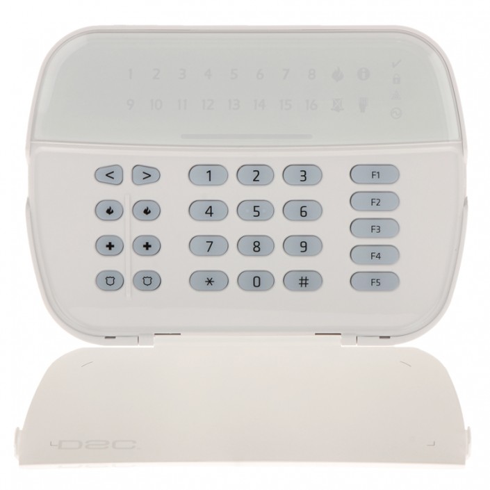 Tastatura alarma antiefractie DSC Neo HS2LEDE1, LED, up to 16 zones, pentru Power Series Neo