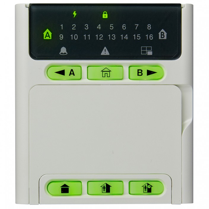 Tastatura alarma antiefractie Teletek Eclipse LED16A, EN50131