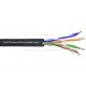 Cablu de date exterior Elan UTP, Cat.5e (4X2X24AWG JELLY), Cupru (100%), 1m