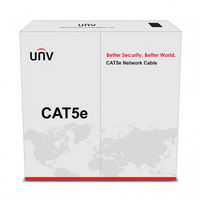 Cablu de date UNV UTP, Cat.5e (4X2X24AWG), Cupru (100%), 1m