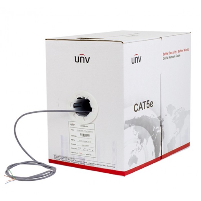 Cablu de date UNV UTP, Cat.5e (4X2X24AWG), Cupru (100%), 1m