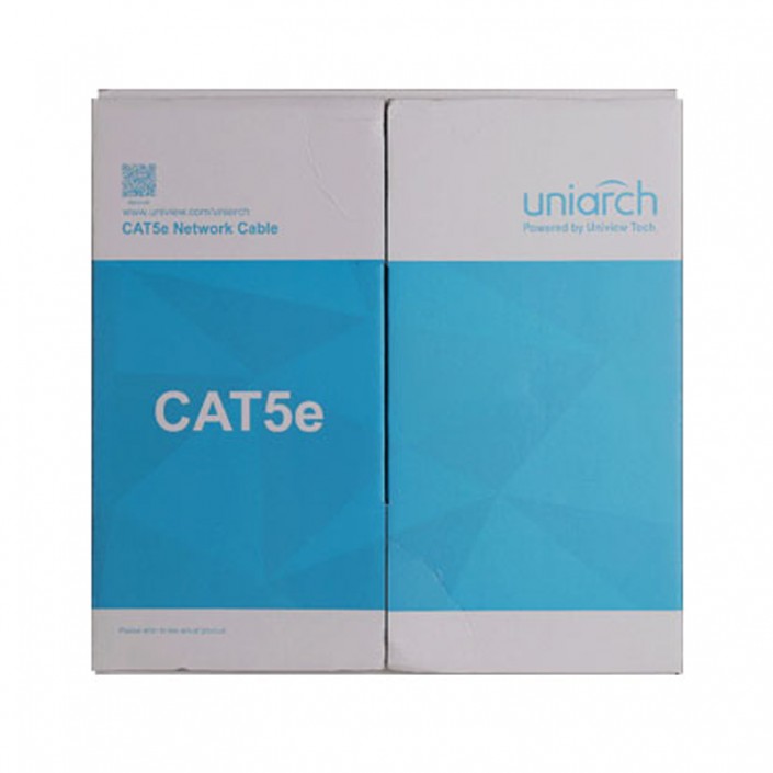 Cablu de date Uniarch UTP, Cat.5e (4X2X24AWG), Cupru (100%), 1m