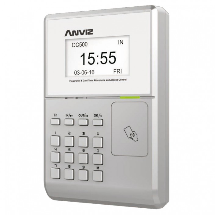Terminal de control acces Anviz OC500, Card Reader, Max 20000 Card Capacity, Ethernet, USB Host, MiniUSB