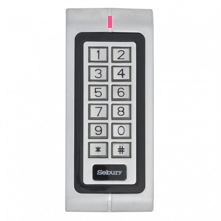 Terminal de control acces Sebury W1-B, RFID Reader (Em Marine), Max 2500 Users, LED Indicators, IP65