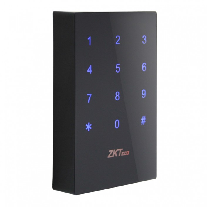 Cititor de proximitate ZKTeco KR702E, Full touch key, 125Mhz (Em Marine), LED Indicators, IP65 Waterproof
