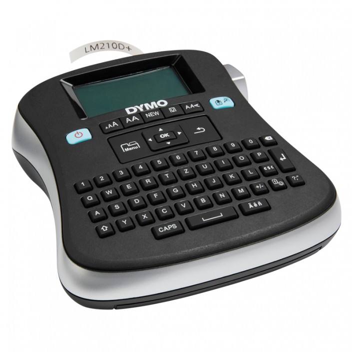 Imprimanta mobila pentru marcare Dymo Label Manager 210D+ (EN), Qwerty, 6-12mm, 180dpi, 6xAA