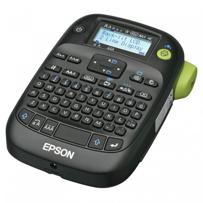 Imprimanta mobila pentru marcare Epson LabelWorks LW-400VP, Qwerty, 6-18mm, 6mm/s, 180dpi, 6xAAA, Case