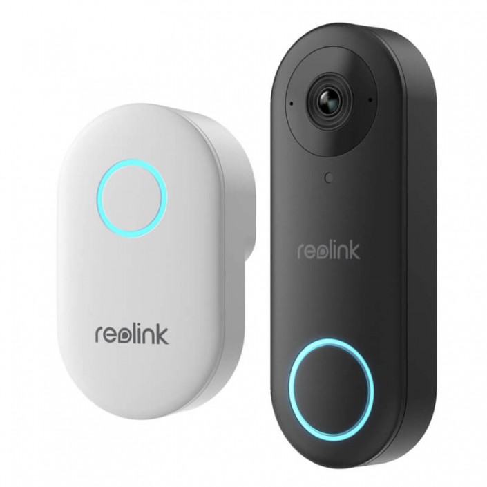 Panou de chemare fara fir Reolink Video Doorbell WiFi, 5Mp, 134 Degree, Motion detection, IR, mSD up to 256Gb