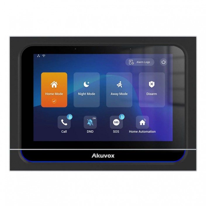 Interfon video IP Akuvox SmartPanel X933H, 7" LCD Touch, BT, WiFi, POE, 12V, Android