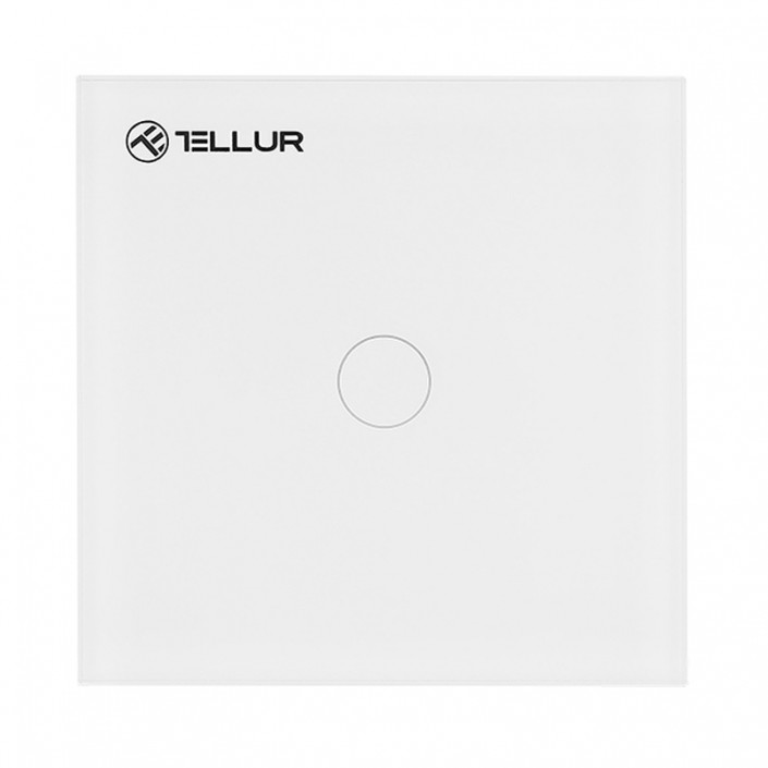 Intrerupator inteligent Tellur TLL331041, WiFi, max. 1800W 10A, Touch