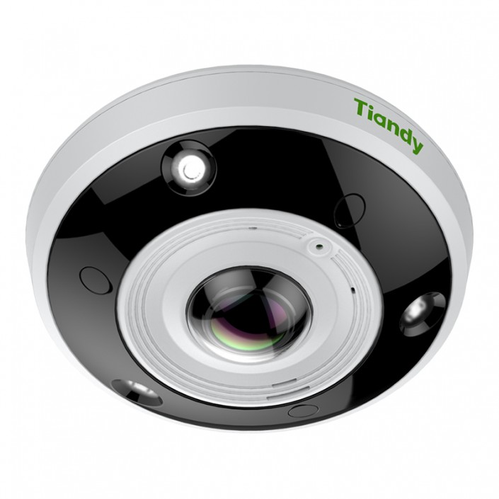 Camera IP Tiandy TC-NC1261, Fisheye, 12MP, 1.98mm, S+265, IR20m, Mic, MicroSD, POE, IP66, IK10