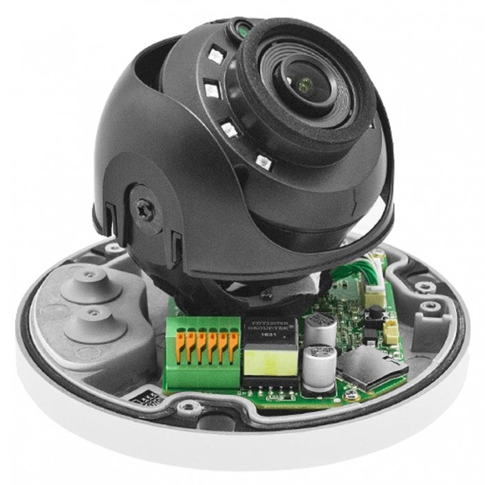 Camera IP Tiandy TC-NC552S, 5MP, S+265, 2.8mm, IR20m, Mic, MicroSD, POE, IP66, IK10