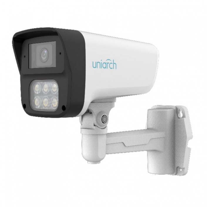 Camera IP Uniarch IPC-B213-APF40W, 3Mp, Ultra 265, 4mm, IR50m, White Light 30m, Mic, IP67