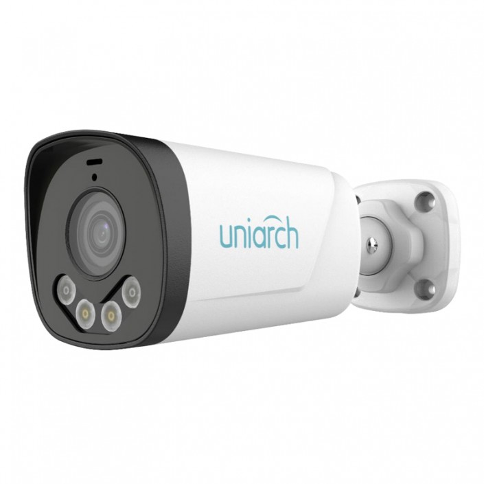 Camera IP Uniarch IPC-B233-APF40W, 3Mp, 4mm, IR50m, White Light 15m, Mic, IP67