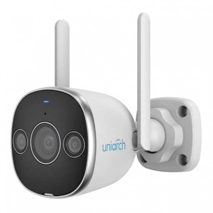 Беспроводная IP камера Uniarch Uho-B2D-M5F3D, 5MP, H.265, 2.8mm, IR20m, Mic, mSD, IP67