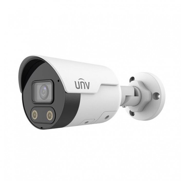 Camera IP Uniview IPC2124LE-ADF28KMC-WL, 4MP, Ultra 265, 2.8mm, IR30m, White Light 30m, Mic, Speaker, MicroSD, POE, IP67