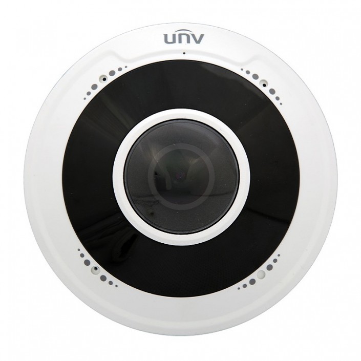 Camera IP Uniview IPC814SR-DVPF16, Fisheye, 4MP, 1.6mm, Ultra 265, IR10m, Mic, MicroSD, POE, IP66, IK10
