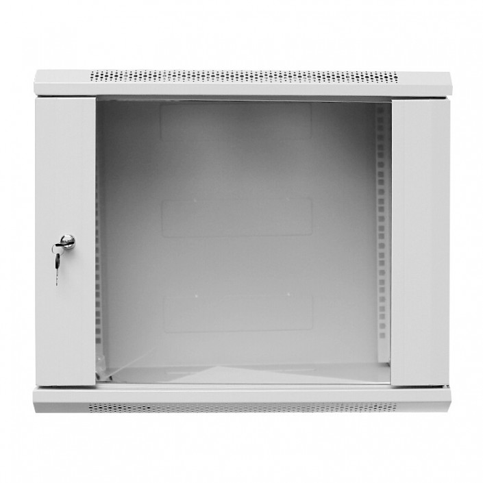 Dulap pentru server 7U, 19-inch, 540x400x370mm, Max. 30Kg, Glass Door, Grey