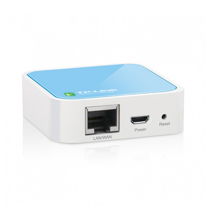 Router fara fir TP-LINK TL-WR702N, 150Mbps, 2.4GHz, 1xLAN/WAN, Micro USB (Power)