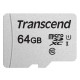 Card de memorie MicroSD Transcend TS64GUSD300S, 64Gb, Class 10 UHS-I (U3), (R/W:95/45MB/s)
