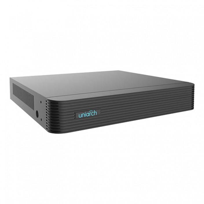 NVR Uniarch NVR-116E, 16Ch, 8Mp, Ultra 265, 1xHDD
