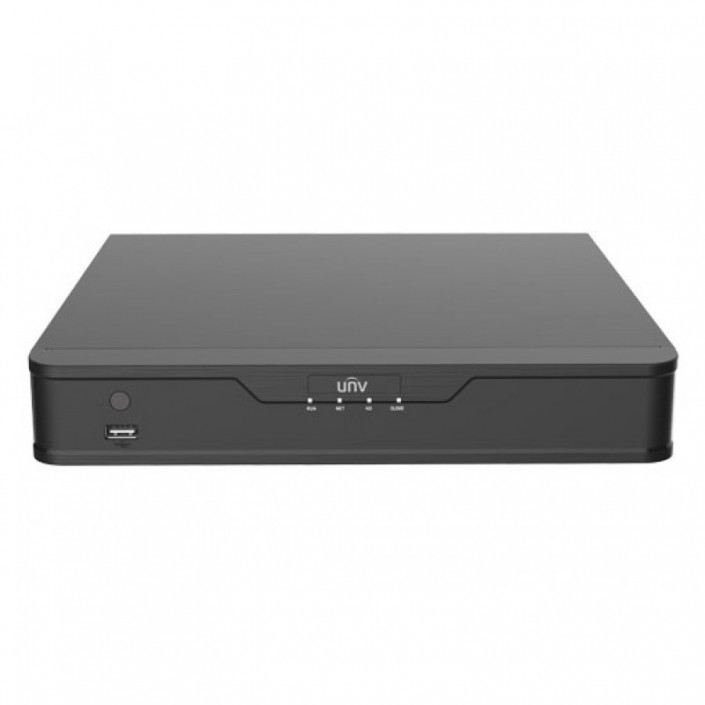 NVR Uniview NVR301-04B-P4, 4Ch POE, 2Mp, Ultra 265, 1xHDD, Mini 1U