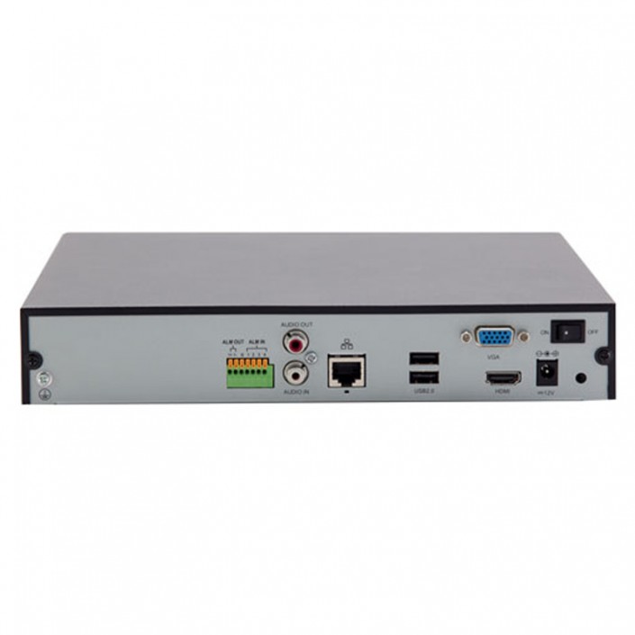 NVR Uniview NVR301-08E, 8Ch, 8Mp, Ultra 265, 1xHDD, 1U