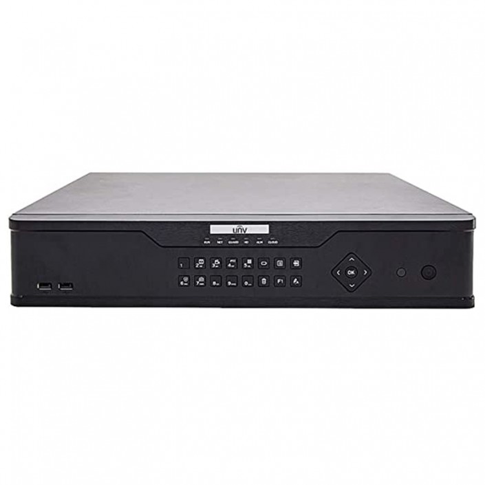 NVR Uniview NVR308-64E-B, 64Ch, 12Mp, Ultra 265, 8xHDD RAID, 2xLAN, 1U