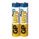 Baterii GP Batteries Ultra Plus Alkaline AAA 24AUP U2 LR03, Alkaline, 1.5V, 2 Pcs.