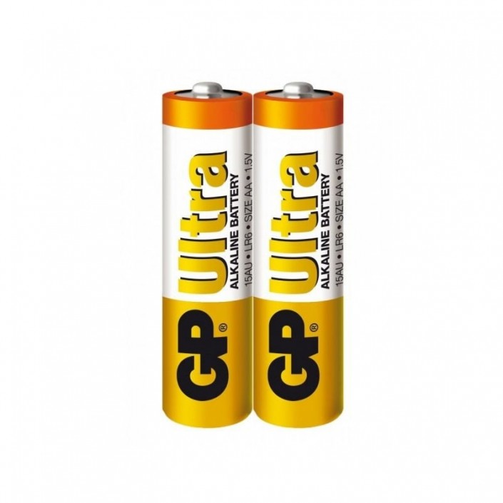 Baterii GP Batteries Ultra Alkaline AA 15AU U2, Alkaline, 1.5V, 3100mAh, 2 Pcs.