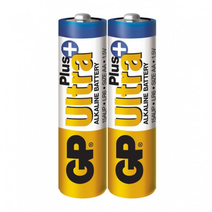 Baterii GP Batteries Ultra Plus Alkaline AA 15AUP U2 LR6, Alkaline, 1.5V, 2 Pcs.