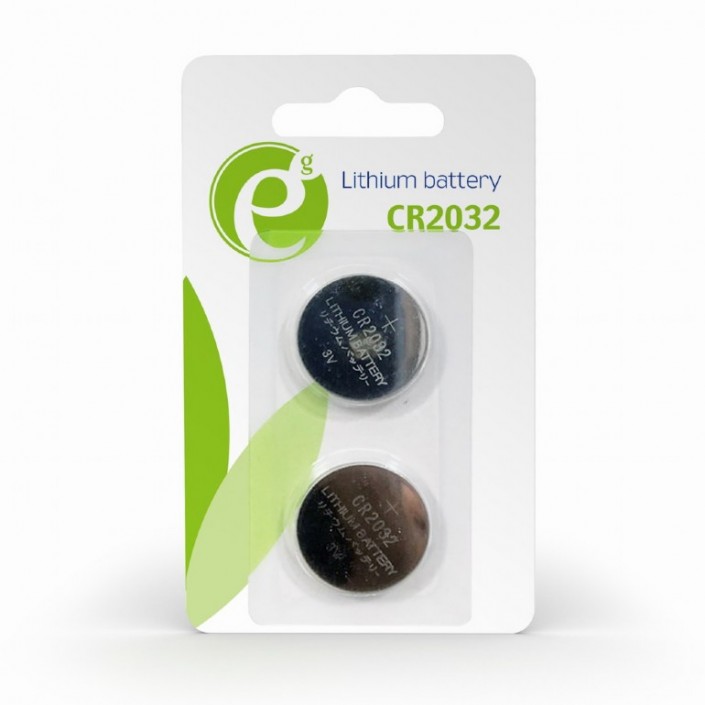 Baterie Gembird CR2032, Lithium, 3V, 220mAh, 2 Pcs.