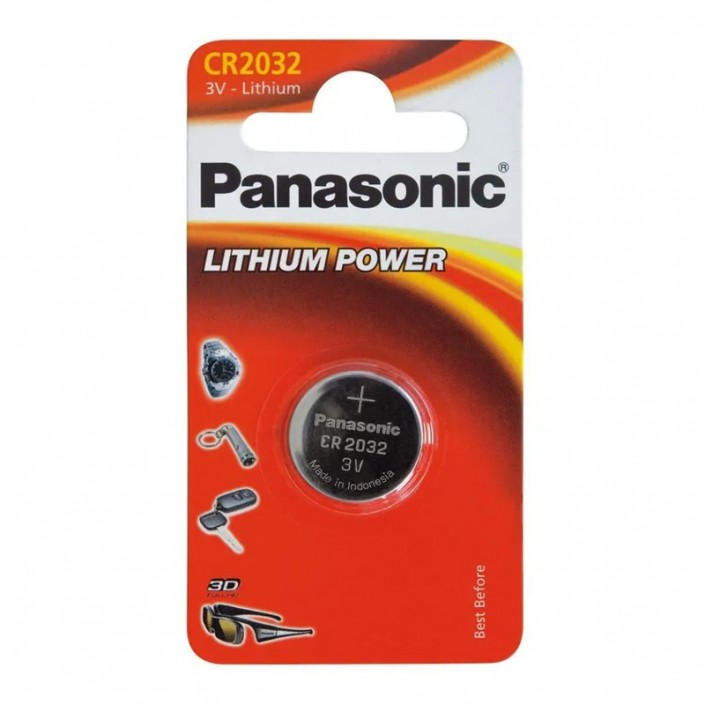 Baterie Panasonic CR2032, Lithium, 3V, 220mAh, 1 Pcs.