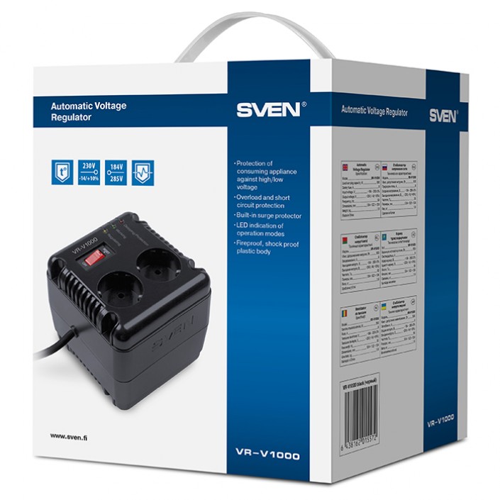 Stabilizator de tensiune Sven VR-V1000 (500W)
