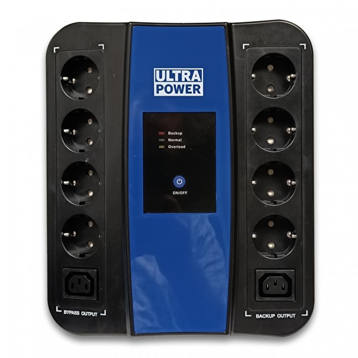 Источник бесперебойного питания Ultra Power 650VA (360W), AVR, Plastic Case