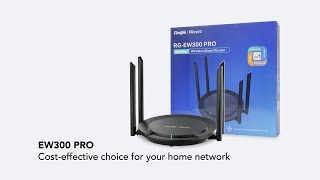 RG-EW300 PRO 300Mbps Wireless Smart Router Unboxing