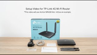 How to Set up TP-Link 4G WiFi Router