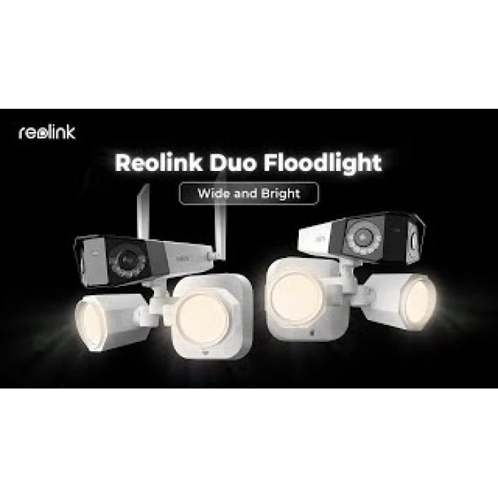 Беспроводная IP камера Reolink Duo Floodlight WiFi, 8MP, H.265, IR30m, WLeds, Mic, Speaker, mSD